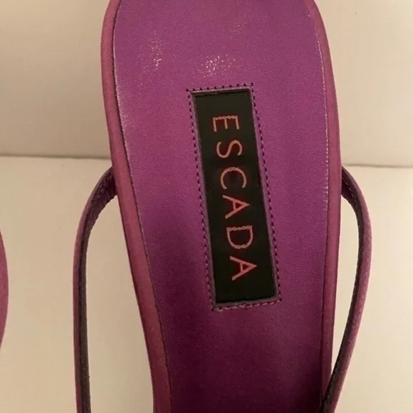 Escada satin heels - Picture 9 of 12